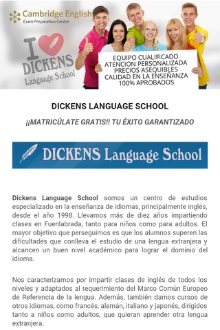 Dickens Language School screenshot 2