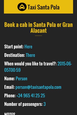 Taxi Santa Pola screenshot 3