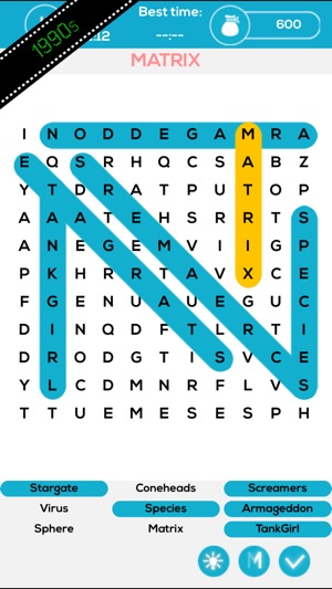 Sci-Fi Movie Word Search Unlimited Free Puzzle(圖1)-速報App