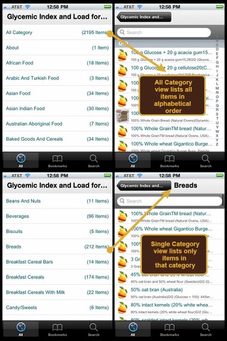 Glycemic Index and Load for Foods screenshot 4