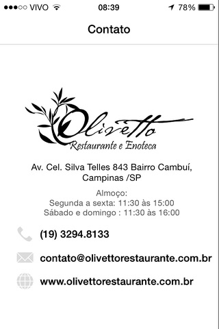 Olivetto Restaurante screenshot 4