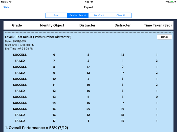 123 Matching Numbers