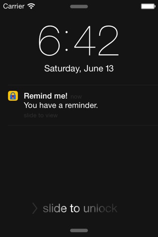 Remind me! - Secure Reminders screenshot 2