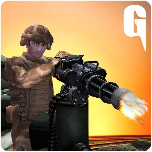 Army Train Gunship Simulator 3d icon