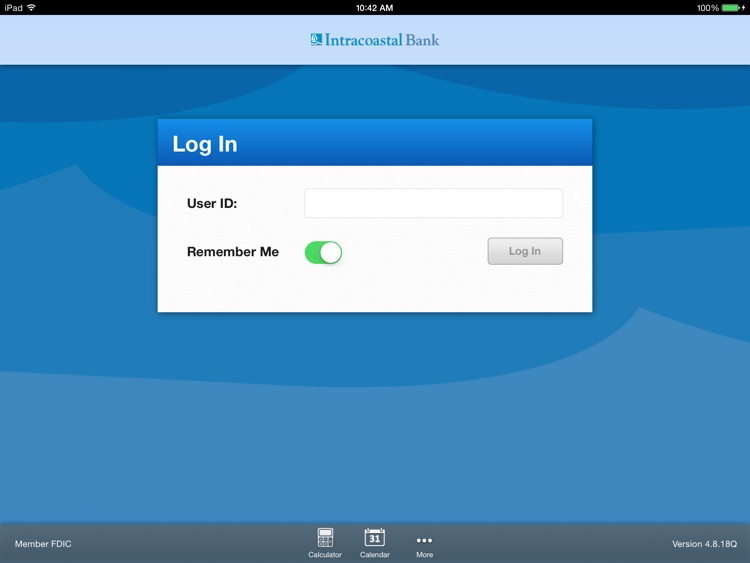 Intracoastal Bank for iPad