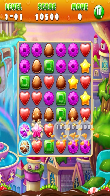 Candy Match 3 Puzzle Games - Super Jewels Quest Candy Edition