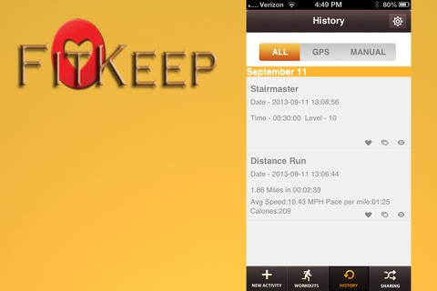 FitKeep screenshot 3