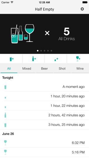 Half Empty - Drink Counter and Tracker