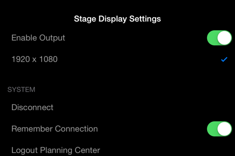 ProPresenter Stage Display screenshot 3