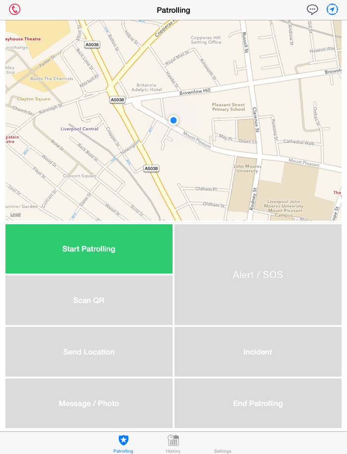 Security Guard Patrolling And Control Room App by Sapp