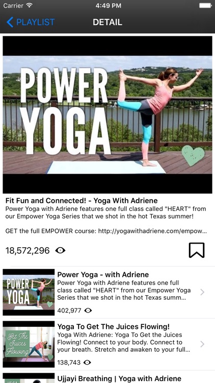 YogaTube - Include Yoga YouTube Videos of Yoga With Adriene, BeFiT