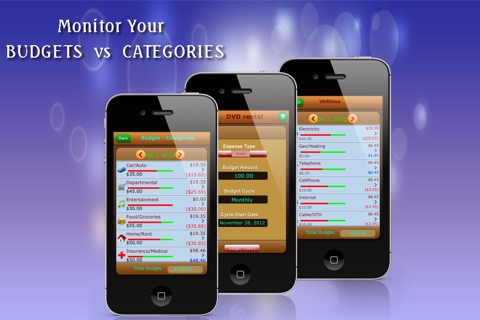 Home Budget Manager HD for iPhone screenshot 2