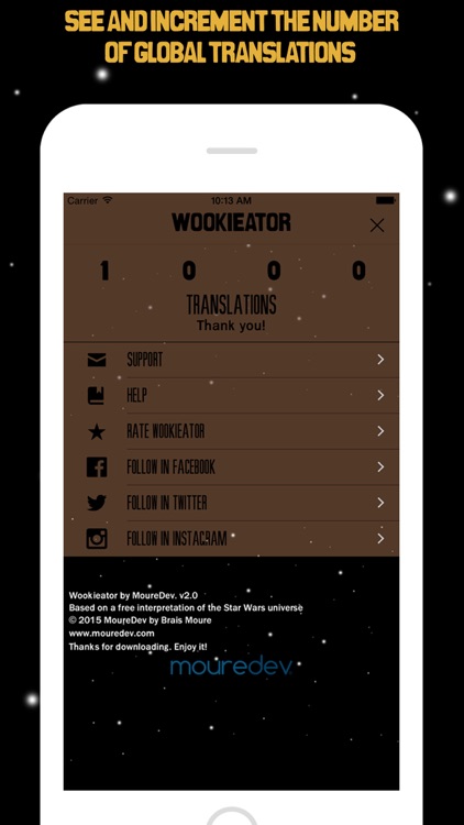 Wookieator the Wookiee translator screenshot-4