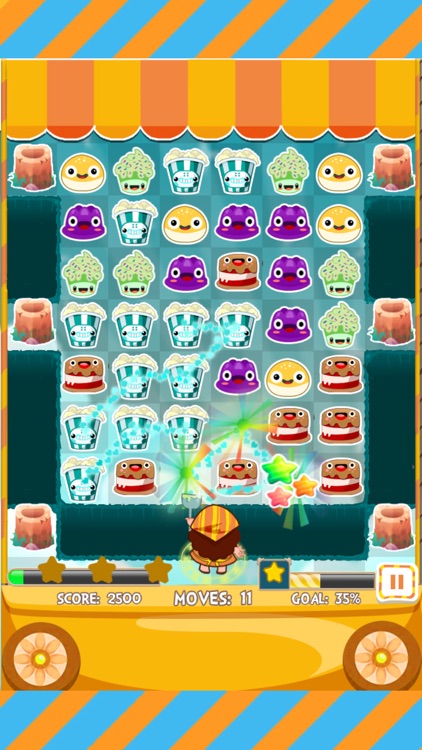 Sweet Cake Dining Car 2 Free - Girl cooking matching blast puzzle game screenshot-3