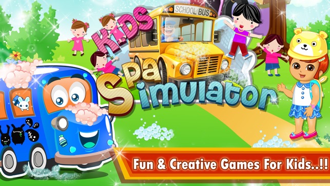 Kids School Bus Spa Simulator(圖1)-速報App