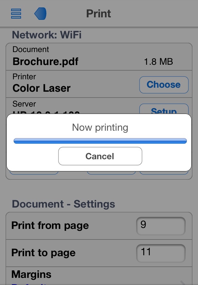 PrintCentral for iPhone screenshot 3