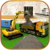 City Construction Excavator 3D - Construction & Digging Machine For Modern City Building