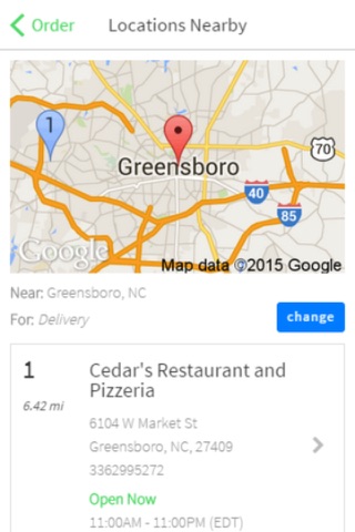 Cedar's Restaurant and Pizzeria screenshot 2