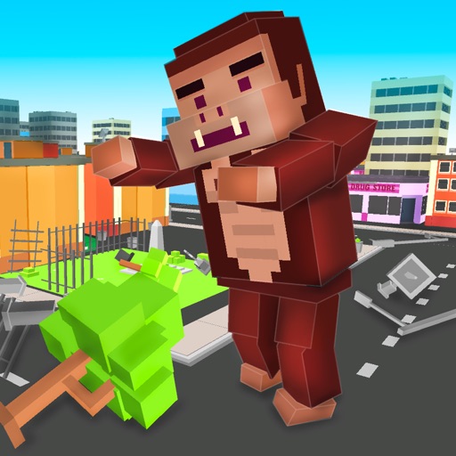 Cube Kong Simulator: City Rampage 3D iOS App