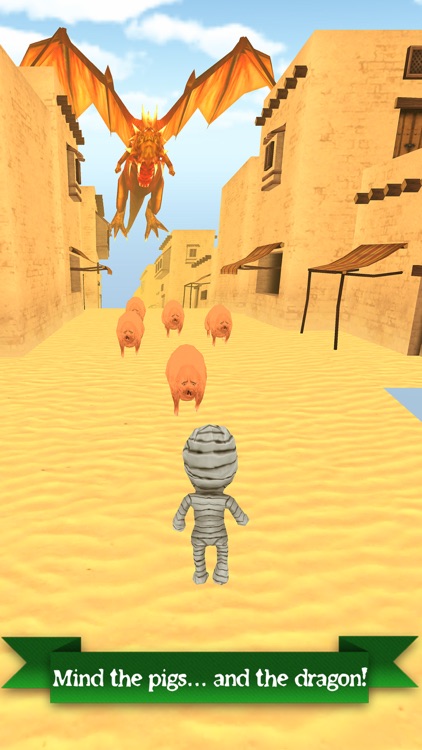 Cleopatra's Mummy Pyramid Run - Free cartoon game for children