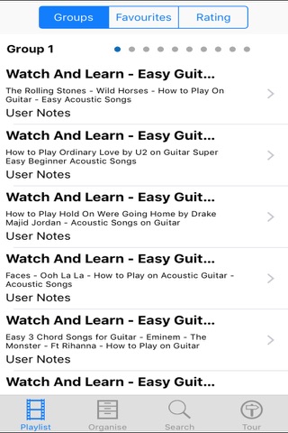 Watch And Learn - Easy Guitar Songs screenshot 2