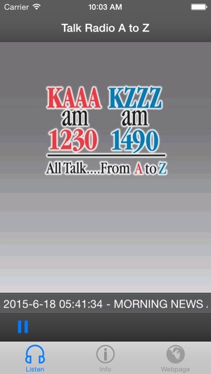 Talk Radio A to Z