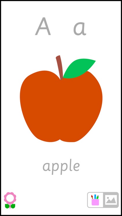 A for Apple (Alphabets Flashcards for Preschool Kids)