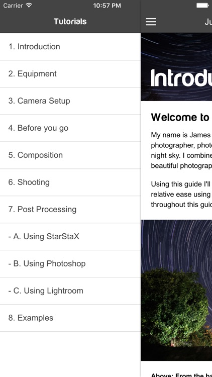 Jumpy into Star Trails