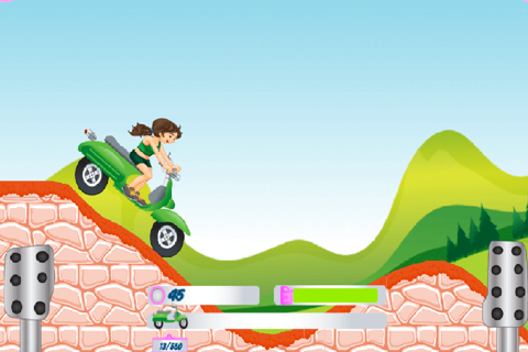 Biker Girl Racing Game screenshot 4