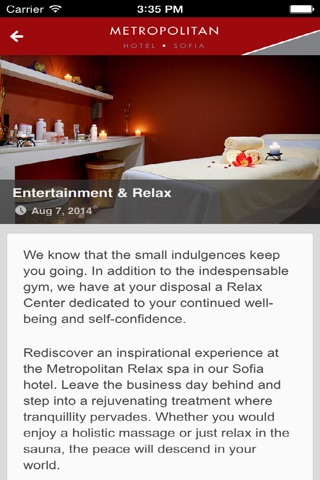 Metropolitan App screenshot 4