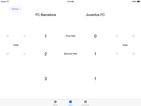 Soccer Scoreboard for iPad screenshot 4