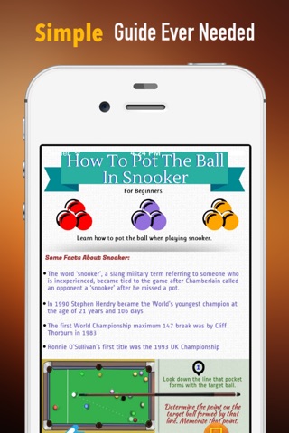 Snooker 101: Reference with Tutorial Guide and Latest Events screenshot 2