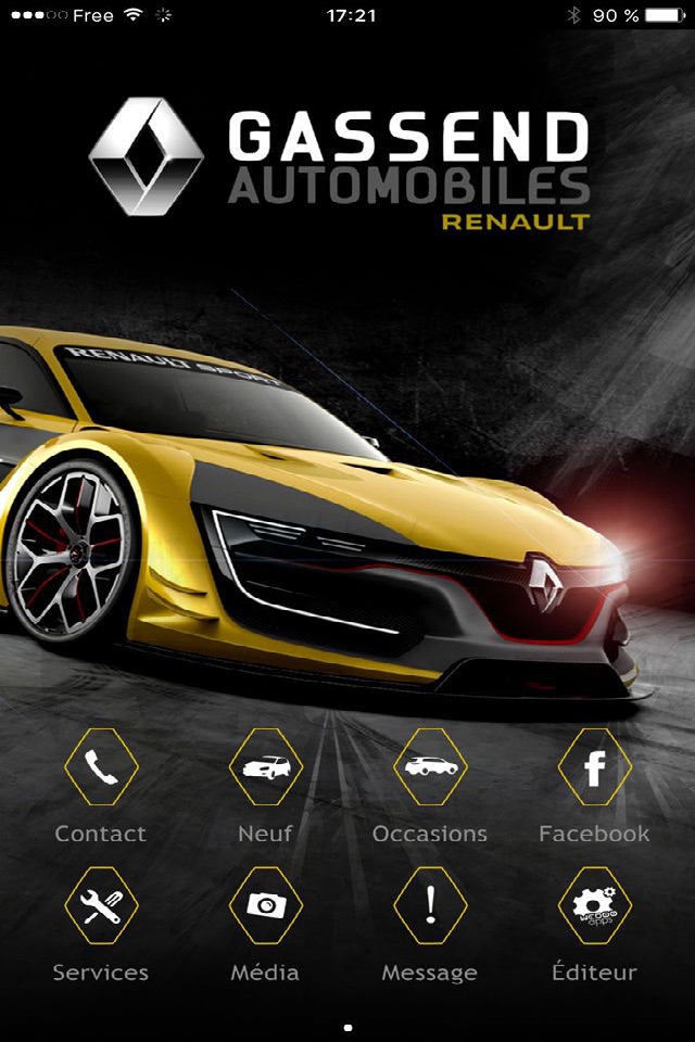 Gassend Automobiles Renault screenshot 2