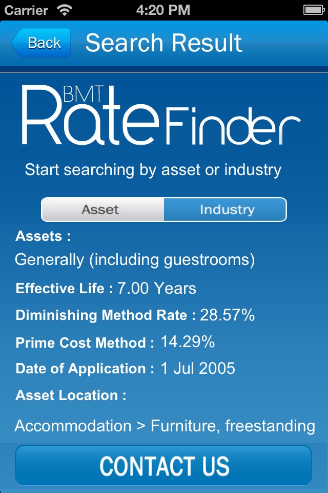 BMTratefinder screenshot 3