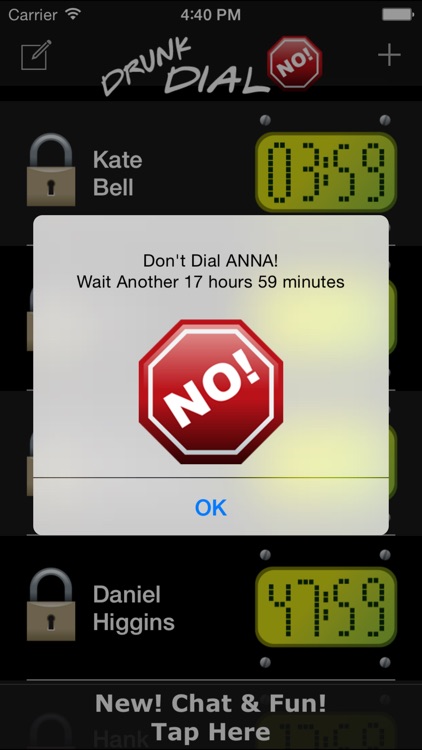 Drunk Dial NO! Block Mistakes! & Chat!