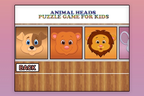 Animal Heads - Cute Puzzle Game For Kids screenshot 4