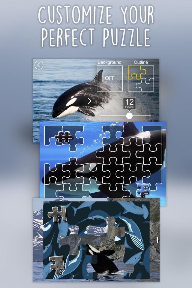 Orca Puzzles for Kids Free Jigsaw Wonder Edition screenshot 2