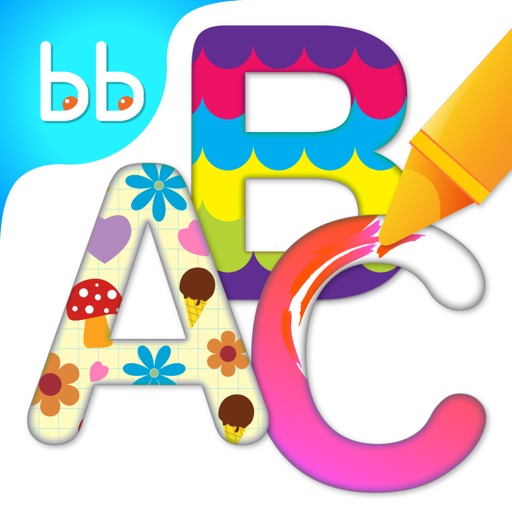 Tabbydo Alphabets Colorbook - Coloring game for preschoolers & toddlers