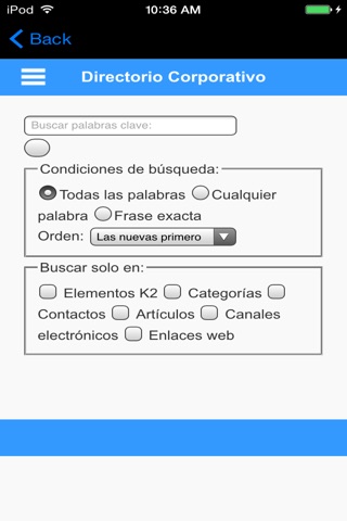 Directorio Corporativo screenshot 4