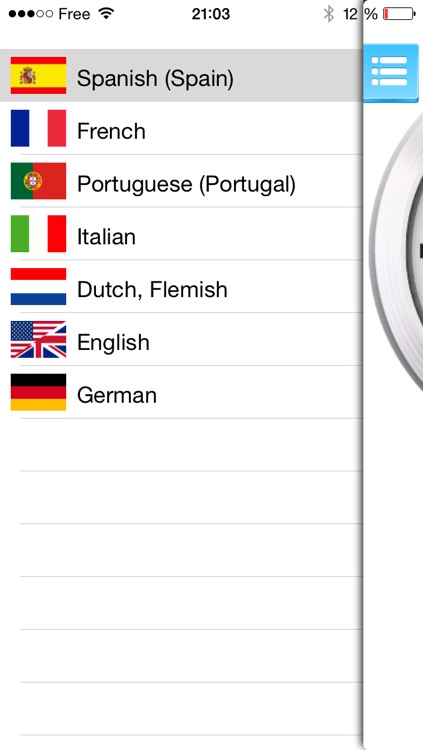 Multilingual speaking clock - free version