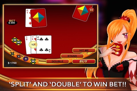 A Blackjack 21 Multiplayer Live in Las Vegas Card Casino Fever screenshot 4