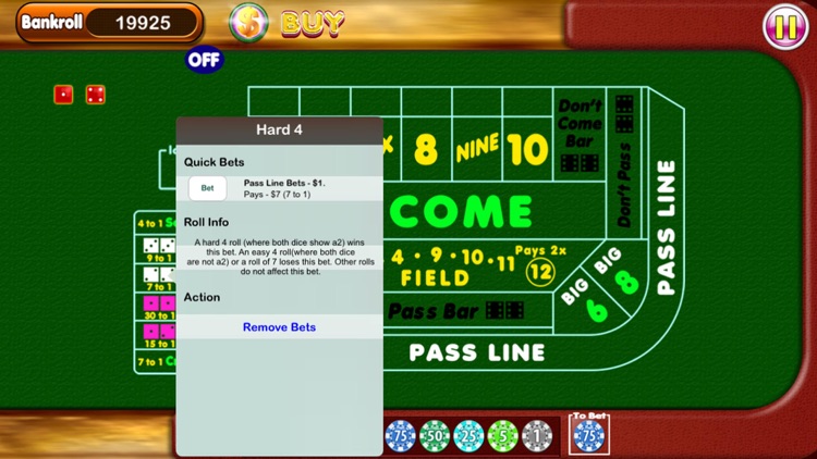 Craps HD - Free Casino Craps Dice Game