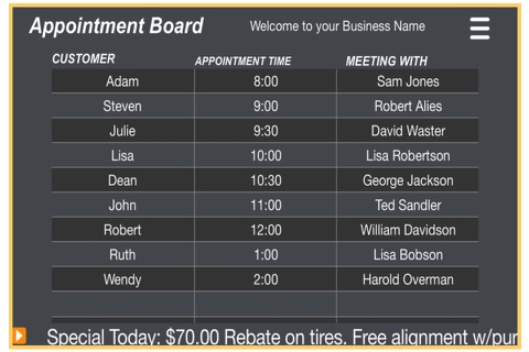 Appointment Welcome Board screenshot 4