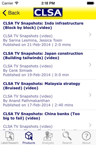 CLSA Research App screenshot 3