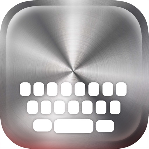 Custom Keyboard Metallic : Style & Wallpaper Keyboard Steel Themes For Design Iron Color icon