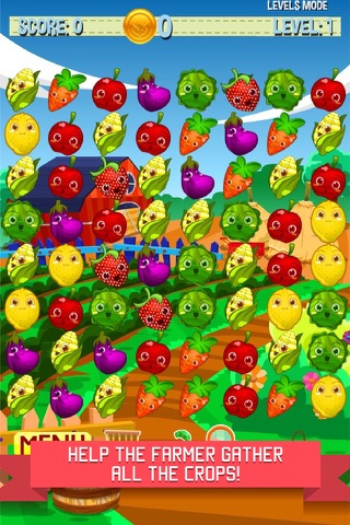 A Farm Barn Fruits and Veggie Harvest - Match and Pop Mania - Full Version screenshot 2