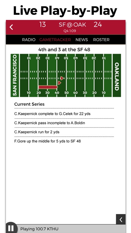 San Francisco Football Radio & Live Scores