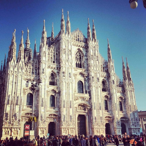 Milan Tour Guide: Best Offline Maps with Street View and Emergency Help Info icon