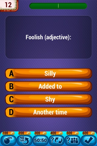 English Vocabulary Quiz – Learn New Words & Phrases and Test your Knowledge with a Vocab Builder Game screenshot 3