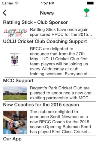 Regent's Park Cricket Club screenshot 2